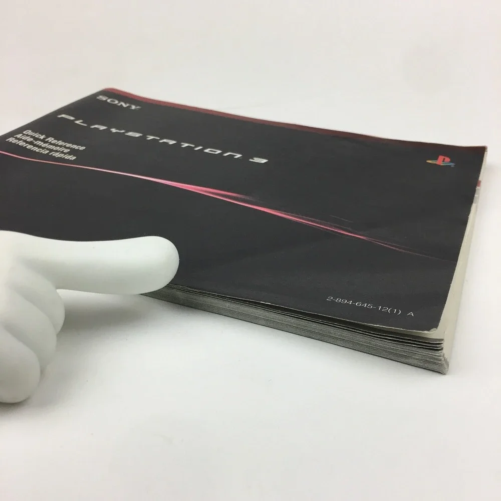 Sony Playstation 3 PS Quick Reference Instruct English French Spanish‎ Section